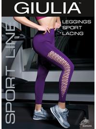 Leggings Sport Lacing - Леггинсы женские спортивные, Giulia